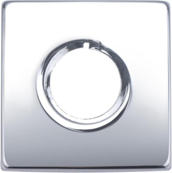 Rosace carrée 3/4 chromée 59x59 mm robinetterie