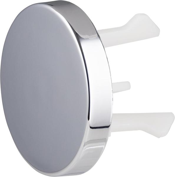 Enjoliveur de trop-plein lavabo chromé Ø23–30 mm