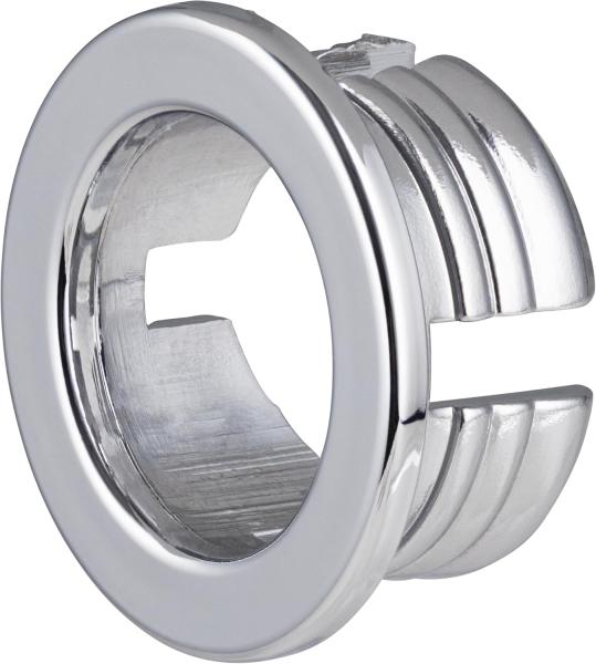 Enjoliveur de trop-plein lavabo Ø24 mm chromé