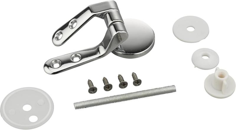 Kit complet de fixation pour abattant WC en bois