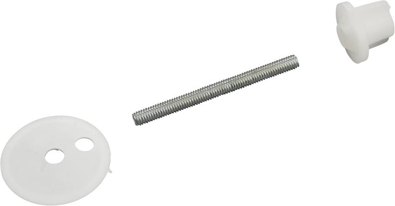 Fixations abattant GEDY vis acier 6x70 mm avec rondelles