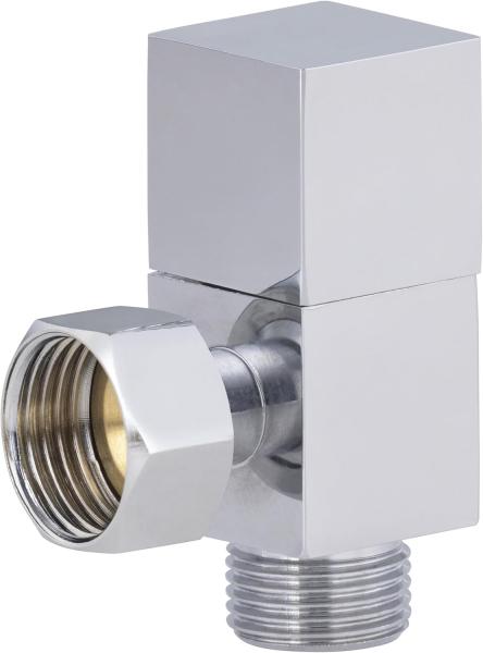 Robinet WC design carré chromé 3/8 moderne
