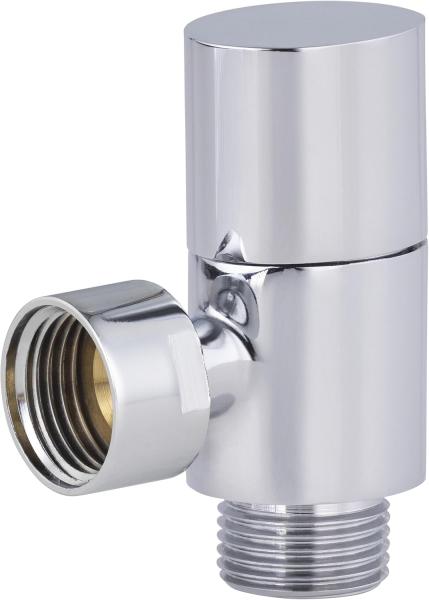 Robinet WC Équerre Design Ovale Chromé