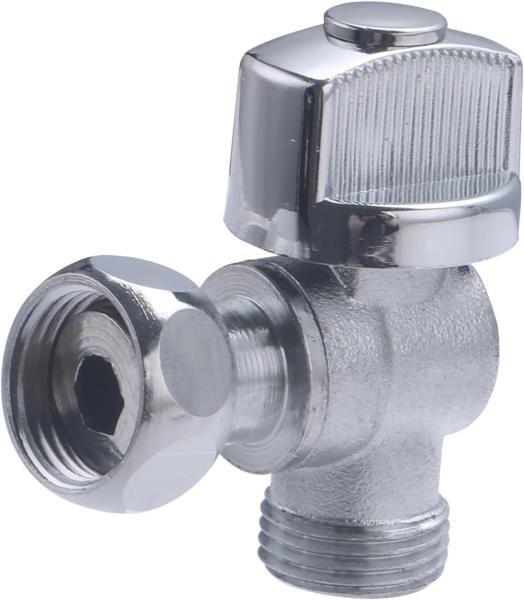 Robinet WC équerre chromé quart de tour 3/8 (12x17)