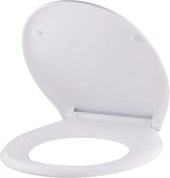 Abattant WC polypropylène blanc avec frein de chute