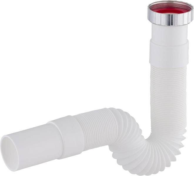 Flexible de vidange évier extensible 350 à 800 mm