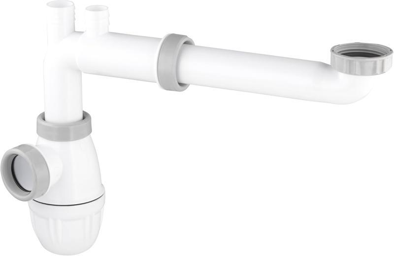 Siphon de Lavabo Déporté Gain de Place NF