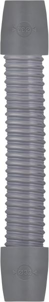 Flexible armé PVC Ø32 avec embouts ABS lavabo