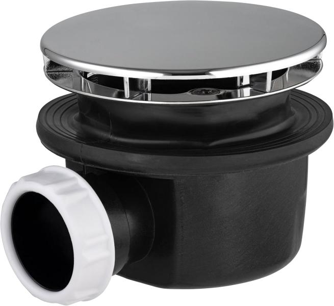 Bonde de douche extra plate Ø90 sortie horizontale