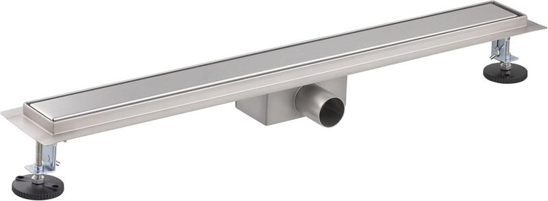 Caniveau de douche à l’italienne inox 70 cm à carreler