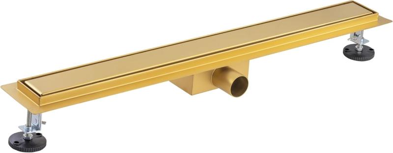Caniveau de douche italien doré à carreler 90 cm