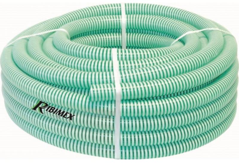 Tuyau annelé PVC vert Ø30mm 25m aspiration refoulement