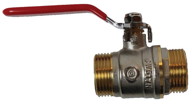 Vanne boisseau sphérique Mâle-Mâle Ø20 PN25