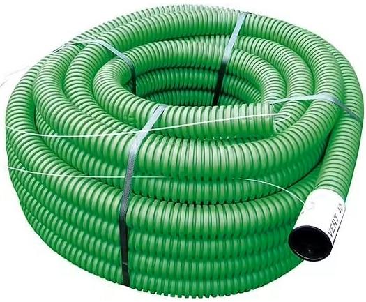 Gaine TPC Verte Ø40 mm – Couronne 15 m
