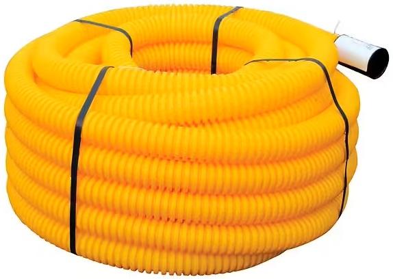 Gaine TPC Jaune Ø50 mm – Couronne 25ML Gaz