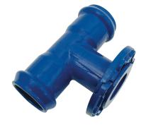 Té à emboîtement et à bride