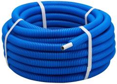 TUBE GAINÉ BLEU EN COURONNE