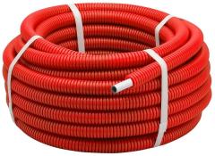 TUBE GAINÉ ROUGE EN COURONNE