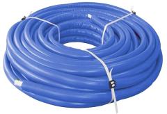 TUBE ISOLÉ BLEU EN COURONNE