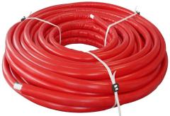 TUBE ISOLÉ ROUGE EN COURONNE