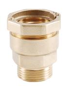 Raccord laiton à serrage - PE - PVC 